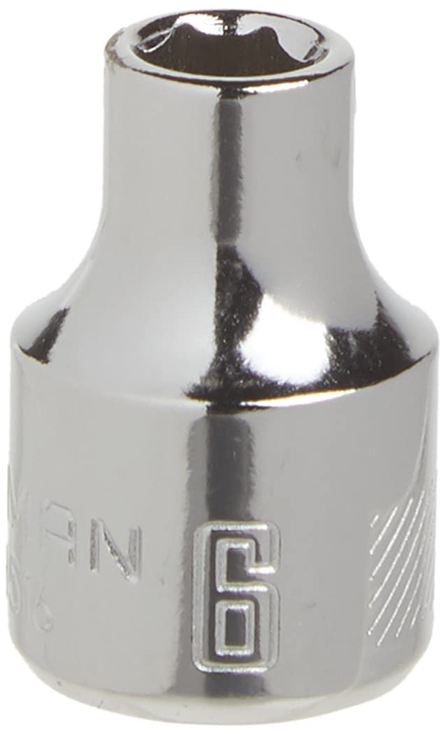 CRAFTSMAN Shallow Socket, Metric, 3/8-Inch Drive, 6mm, 6-Point (CMMT43516)