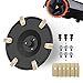 Produktbild ROBO CLAWS Mähroboter Messerteller kompatibel mit Segway Navimow i105E, i108E & i110N | inkl. 6 Titan-Klingen & Schrauben | Mähroboter-Messerscheibe | glasfaserverstärkt | Rasenroboter Zubehör