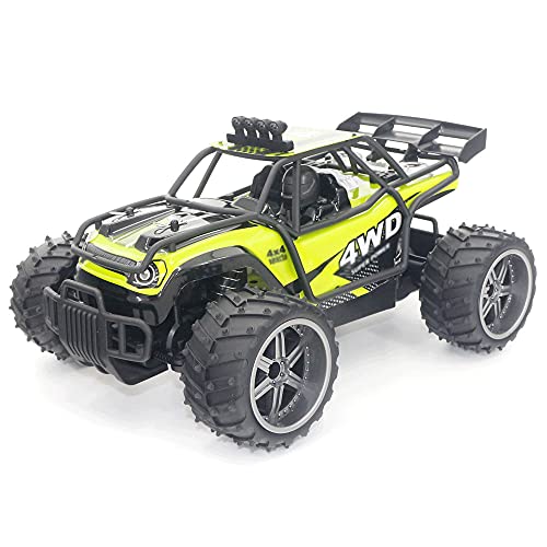 ZHANGXABN Vehículo Todoterreno teledirigido 1:16, 4x4, 25 km/h, derrape de Alta Velocidad, Coche de Rally con superamortiguadores, Potente Escalador de colinas, Regalo para Adultos y niños (Verde)