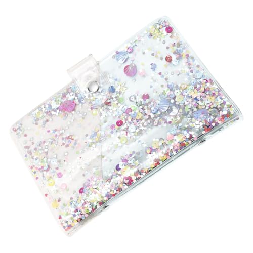 NUOLUX 製軽量ルーズリーフノートカバー 強力滑り止め 抗変形設計 六手帳替芯用 シンプル透明シェル