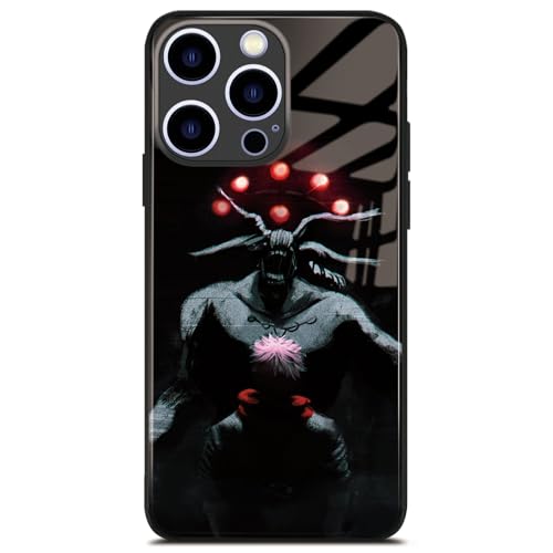 Coque iPhone 15 Pro Max anti-choc et protecteur verre trempé 9H style Manga Shikigami