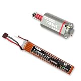 T238-Airsoft Brushless Motor 39000RPM + Airsoft Lipo Battery 1400mAh
