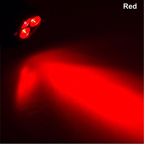 Aucd Mini 3W Red Led Ip65 Waterproof Torch Lamps Garden Lawn Spotlights Outdoor Landscape Lighting Go-L1-R #TOP4
