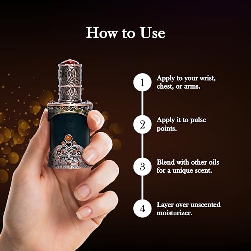Image of Khus Attar for Men & Women | Non-Alcoholic Natural Perfume from Kannauj | Luxury Unisex Khus Fragrance