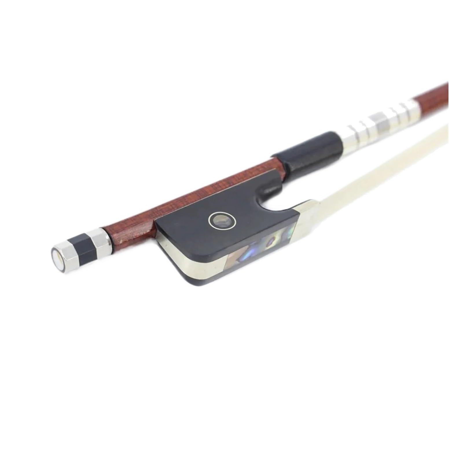 Arco for violoncello 4/4, venature del legno, fibra di carbonio, cordiera in ebano, arco for violoncello stabile, accessori for strumenti musicali