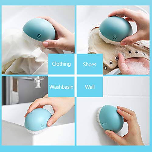 Qixuer 2 Stück Kleine Walwaschbürste,Handwaschbürste Schrubbbürste Cartoon Reinigungsbürste Hochwertige Weiche Wäschekleidung Multifunktionale kreative Walwaschbürste für Kleidung Home Badezimmer