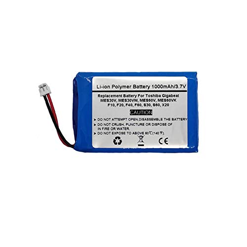 1000mAh/3.7V 1UPF383450-TBF pobe[ Toshiba Gigabeat MES30V, Gigabeat MES30VW, Gigabeat MES60V, Gigabeat MES60VKCF10, F20, F40,