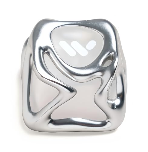 Image of dagaladoo Clear keycap,Translucent Keyboard keycap,Jelly Key Cap | Shine Through custom key caps,Artisan 1U ESC keycaps for Cherry-Mx Switches Mechanical Keyboard(Metal,Silver)