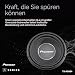 PIONEER TS-A30S4 Subwoofer (1.400 W), 30 cm/12", IMPP Membran für kraftvollen Klang, kontinuierliche Ausgangsleistung 400 W, schwarz