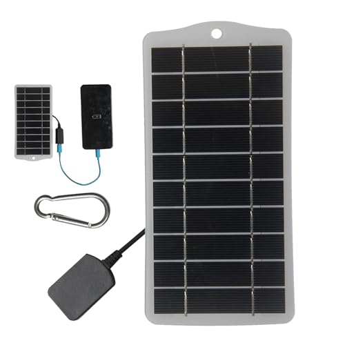 Solar Panel Charger for Phone | Portable Travel Solar Charger for Smartphones, Tablets and USB Devices | Outdoor Mobile Solar Charger for Camping, Hiking, and Emergencies | Ideal para -The- Power