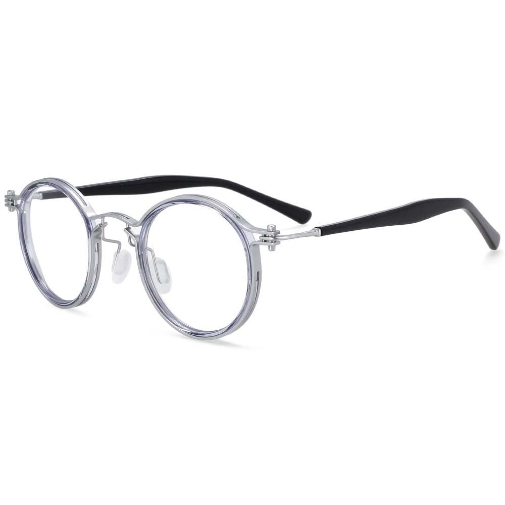 Kobiety lekkie octanowe nogi okulary Retro Steam Punk okulary ramki mężczyźni