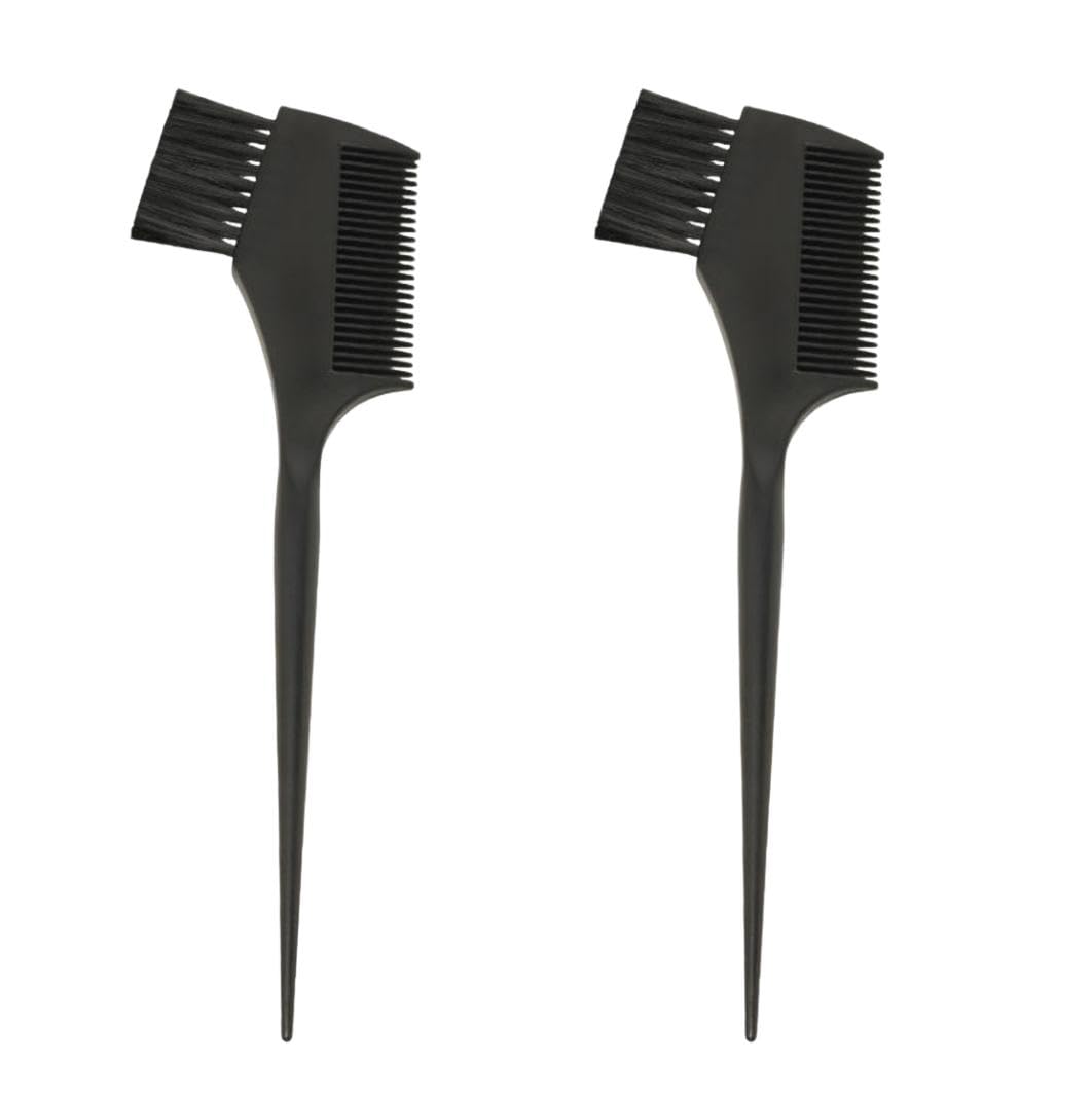 Hair Coloring Brush with Comb 2 in 1 Rat Tail Hair Dye Tint Brushes with Integrated Combs Dye Brushes Tool for All Over Color, Highlights and Root Touch Ups, for Men & Women | Hair Dye Brush with Comb-image-17