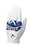 キャロウェイ(Callaway) グローブ GRAPHIC LH WHT/BLU 23 25 (23cm 左手着用【右利き用】) ホワイト/ブルー メンズ