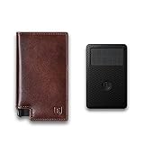 Ekster: Parliament Slim Leather Wallet and Tracker Card (Solar Powered, GPS and Bluetooth)...