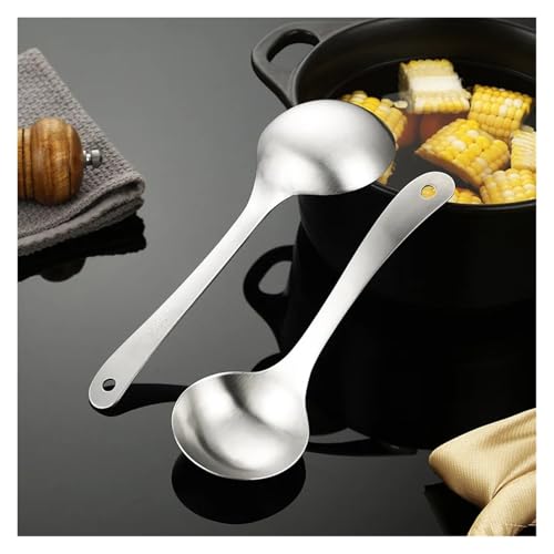 Cuillère à soupe en acier inoxydable évite les gouttes à table - 5