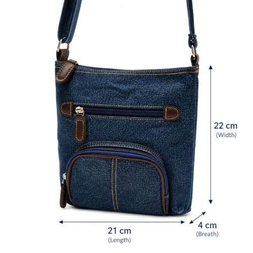 Spiffy denim sling bag – image 5