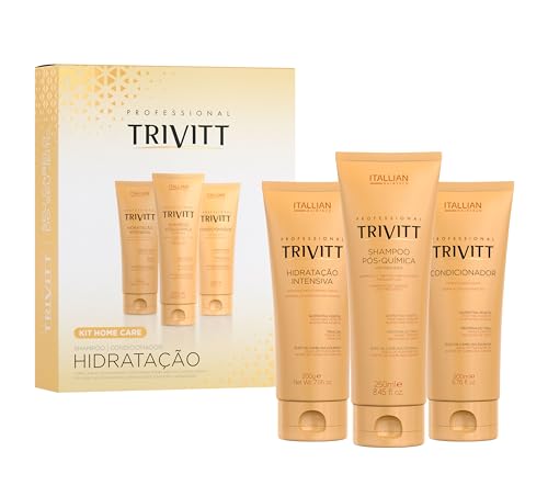 Kit Trivitt 5pcs: Kit Hidratação + Fluido Escova + Reparador Pontas