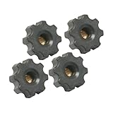 Extreme Max 3005.4434 Replacement Threaded Insert Knob Compatible with All Extreme Max Slider Track Bases and Accessory Mounts - Pack of 4