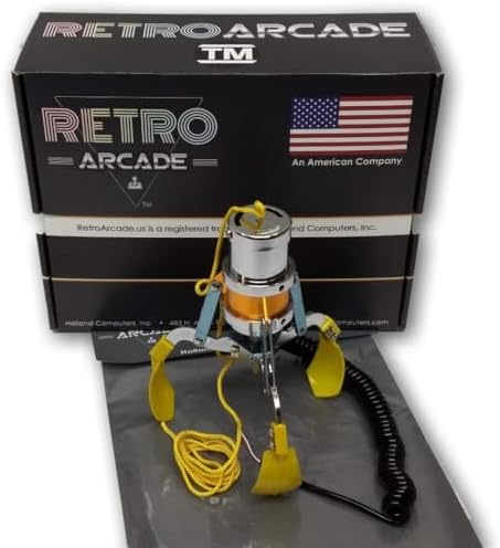 RetroArcade.us Candy Crane Machine Small Size Replacement Claw Hand for Candy Machines. Height is 6.5 inches