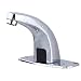 MANCEL Battery Electric Automatic Sensor Touchless Faucet Bathroom Sink with Hole Cover Deck Plate Brass Chrome Unique Vanity Tub Faucets