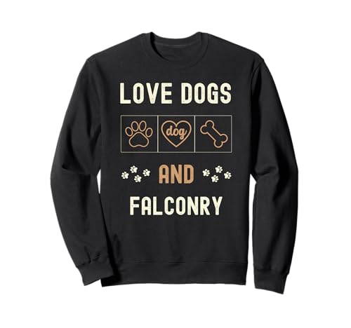 Love Dogs Cetrería Hombres Mujeres Dueños de perros Andador Sudadera
