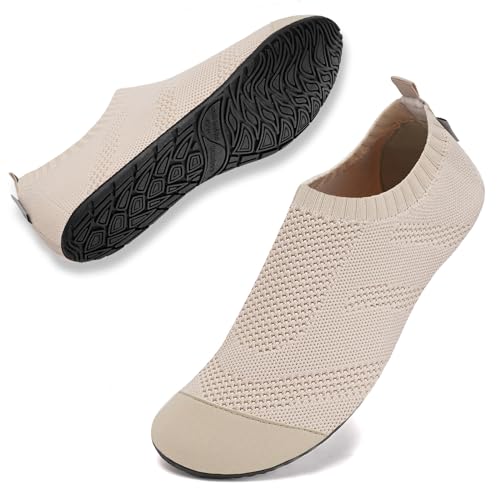 WateLves Womens Barefoot Water Shoes Travel House Slippers for Indoor and Outdoor Aqua Socks for...