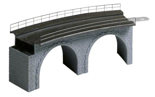 FALLER 120478 - Viadukt-Oberteil, gebogen Radius 1, Blau