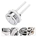 PRETYZOOM Dual Flush Toilet Water Tank Push Button Replacement Rod Round Button Compatible with Most Dual Flush Toilets Easy Installation for Bathroom Fixtures