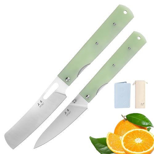 Miki 2 piece set 440A stainless steel Blade Japanese pocket