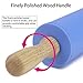 Remeel Silicone Rolling Pin for Baking Non-stick Rolling Pin Dough Roller Wooden Handle Kitchen Accessories Pastry Roller