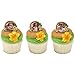DecoPac Disney Moana 2 Rings, 24 Cupcake Decorations Featuring Disney's Moana, Maui, Simea, & Pua - 24 Pack