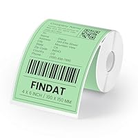 4 Rolls 4 x 6 (100mm×150 mm) Direkte Thermische Versandetiketten Klebeetiketten für Postanschriften ​Versandetikette (250 Blatt/Rolls