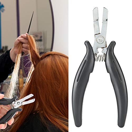 Haarverlängerungszange für Mikroringe Perlen Professionelles Haarverlängerungswerkzeug Haarbandzange Werkzeug für Keratin Haarverlängerungen Professionelles Link Microring Opener-Entfernungswerk