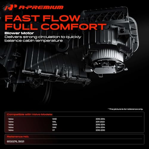 A-Premium Front HVAC Heater Blower Motor with Fan Cage by A-Premium - Used condition - Image 2