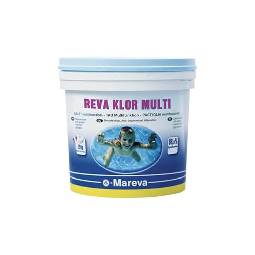 Disinfettante Per Piscine Reva-Klor Mareva - 5 Kg In Ciottoli Da 250 G - 100197U