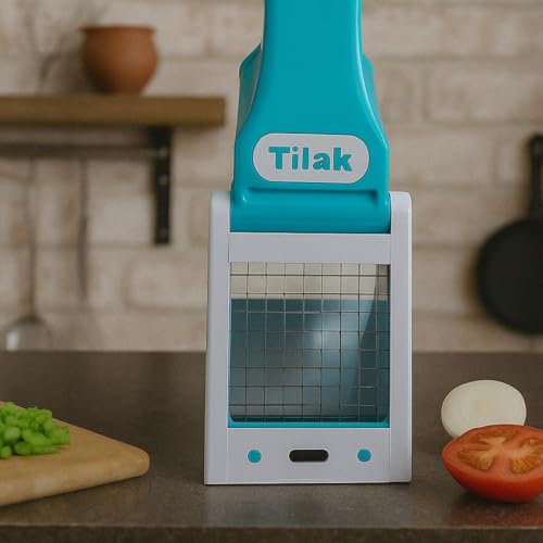 Image of French Fry Chipser - Heavy-Duty Vegetable Chopper & Cutter for Kitchen | Unbreakable Body with Stainless Steel Blades | Potato, Onion, Carrot, Salad & - Multipurpose Kitchen Tool