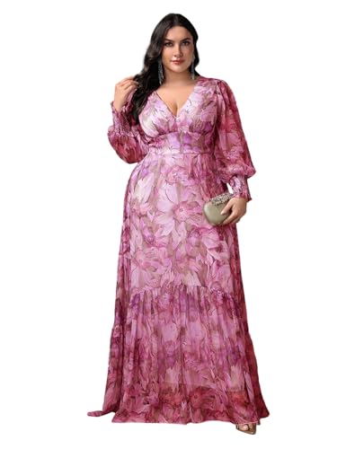 Image of TOLEEN Women's Plus Size Sequin Dress Luxurious Style Formal Cocktail Evening Party Maxi Dresses