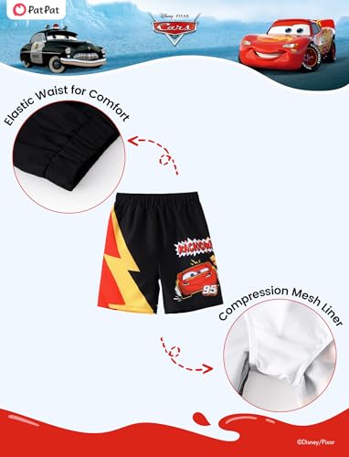 Image of Disney Marvel Spiderman Cars Boy Swimsuit Rash Guard Shirts & Swim Trunk Boys Swim Set Mickey Summer Bathing Suit 2-13 Years