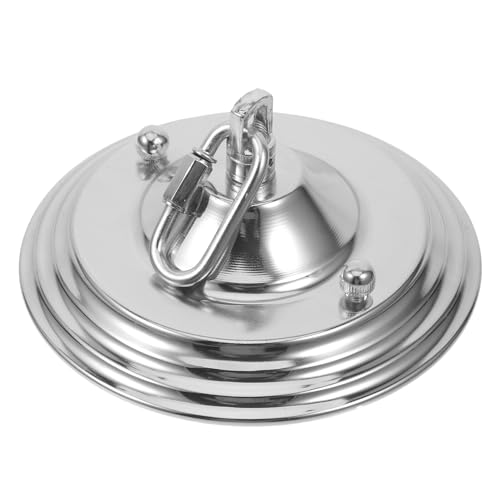 ARTIBETTER Kit De Dosel Para Luz De Techo Placa De Luz Colgante De Metal Resistente Con Accesorios De Montaje Para Lámpara De Araña Lámpara Colgante Cesta De Flores Plateada