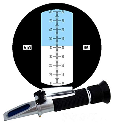 0-80% brix Refractometer, Sugar Refractometer, Fruit Tester Brix Refractometer