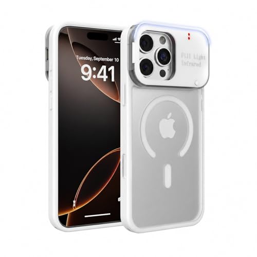 Coque iPhone 16 Pro Max magnétique haut de gamme antichoc à détecteur infrarouge