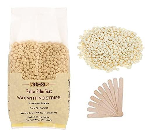 MKSL Hard Beans Wax With Wooden Stick For Full Body Hair Removal Wax (500 G) Multicolor, Women-image-28