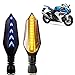 Niktule Indicatori di direzione per Moto a LED | 1 Paio 12V Moto Moto Scooter Posteriore Che scorre Indicatori di direzione Luci | Indicatori Moto Lampeggiatore Lampeggiante per Scooter Moto 12V, 1