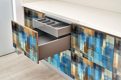Papel pintado mate Wallfluent para muebles de diseño abstracto sofisticado y alta resistencia 5