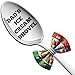 Weenca Engraved Spoon Dad's Ice Cream Shovel Gift for Dad Sturdy Stainless Steel Ice Cream Spoon Best Dad Gifts for Beloved Dad's who Adore Ice Cream 100% Laser Engraved