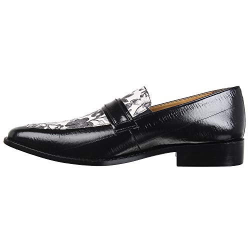 Image of LIBERTYZENO Mens Genuine Leather Tassel Loafer Slip On Dress Shoes
