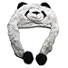 Animal Hats Plush for Kids - 'Assorted Hat-imals Critter Cap Cold Weather Winter Hat (Panda)