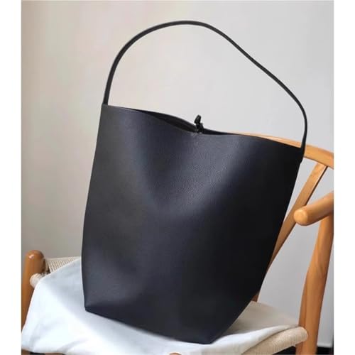 Genuine Leather Bucket Bag Tote Bag Single Shoulder Handbag Casual For Women4