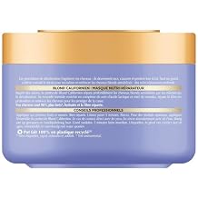 Dessange Paris Blond Californien Nutri-Reparateur Hair Mask, for Colored or Bleached Blonde Hair, with Lactic Acid and Manuka Honey
