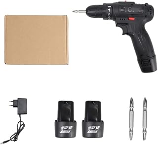 Drone toy accessories for 12V 21V Electric Drill Cordless Screwdriver Mini Wireless Power with 2 Battery Power Tools(12V)